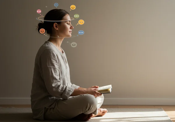 A person reflecting on their emotions, showing self-awareness.