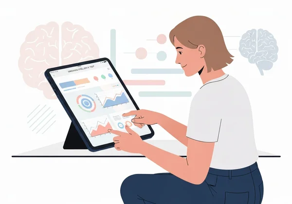 Person discovering emotional intelligence patterns