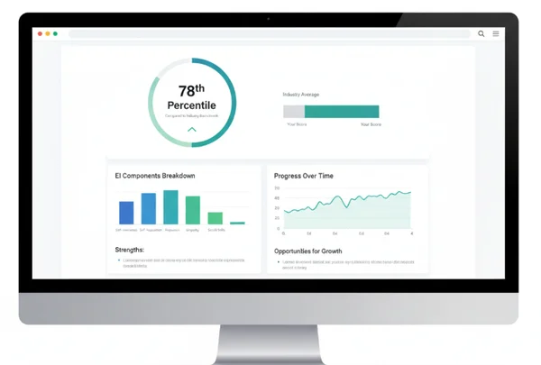 Emotional intelligence percentile score benchmark
