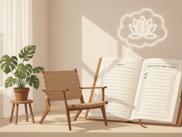 Calm reflection room