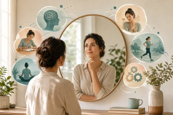 Self awareness mirror concept