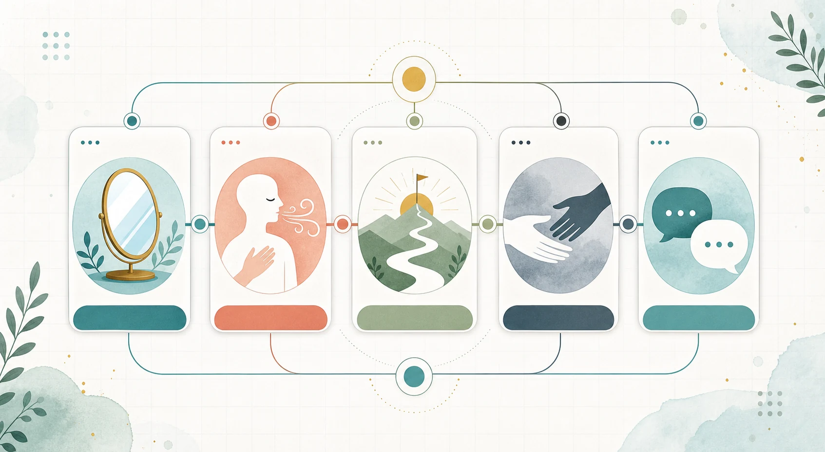 Five EI dimensions visual