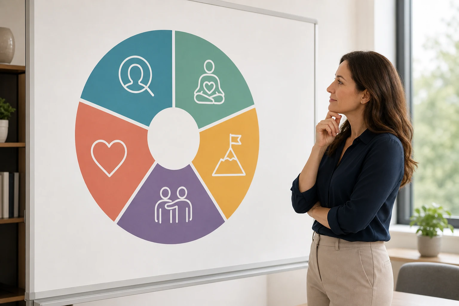 EQ wheel for leadership reflection